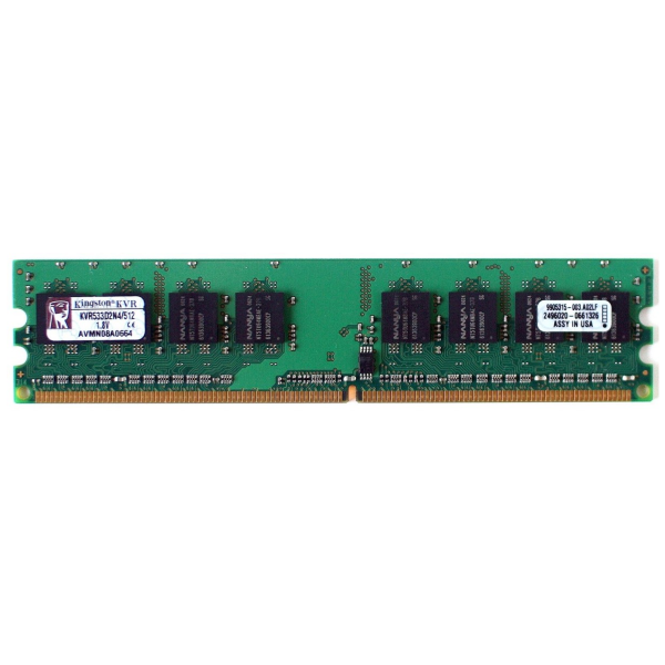 MEMORIA RAM 512MB Kingston KVR533D2N44