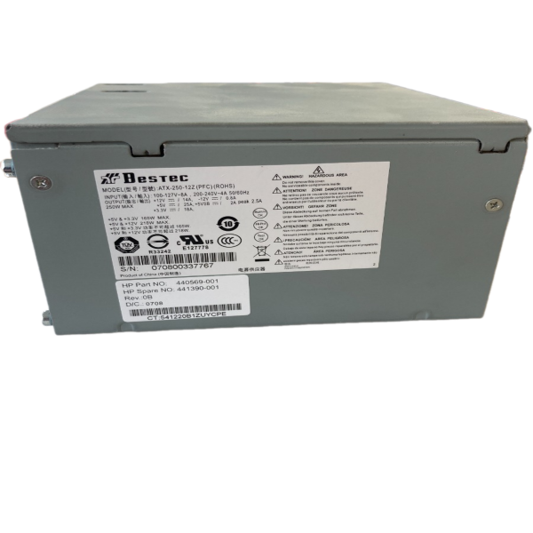 Fuente de alimentación BESTEC ATX-250-12Z (PFC) (ROHS) - Imagen 2