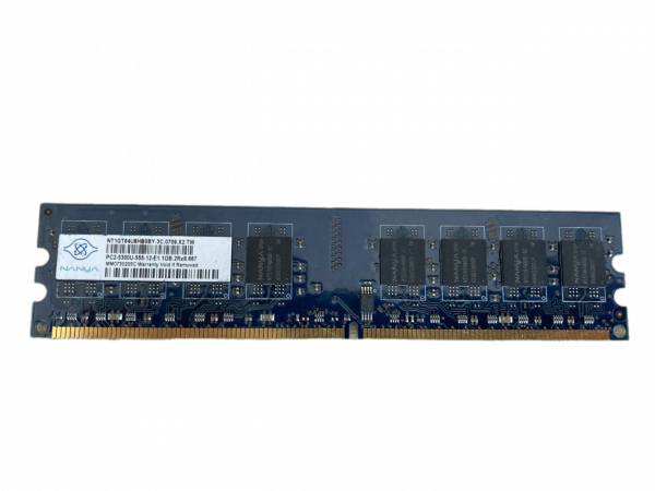 Memoria RAM Nanya 1GB PC2-5300U-555-12-E1